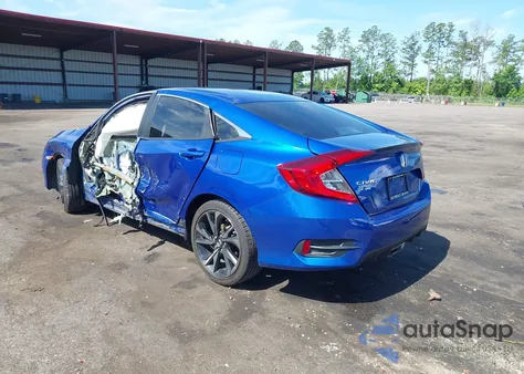 2019 Honda Civic Sport from USA, damaged, VIN 2HGFC2F88KH585971
